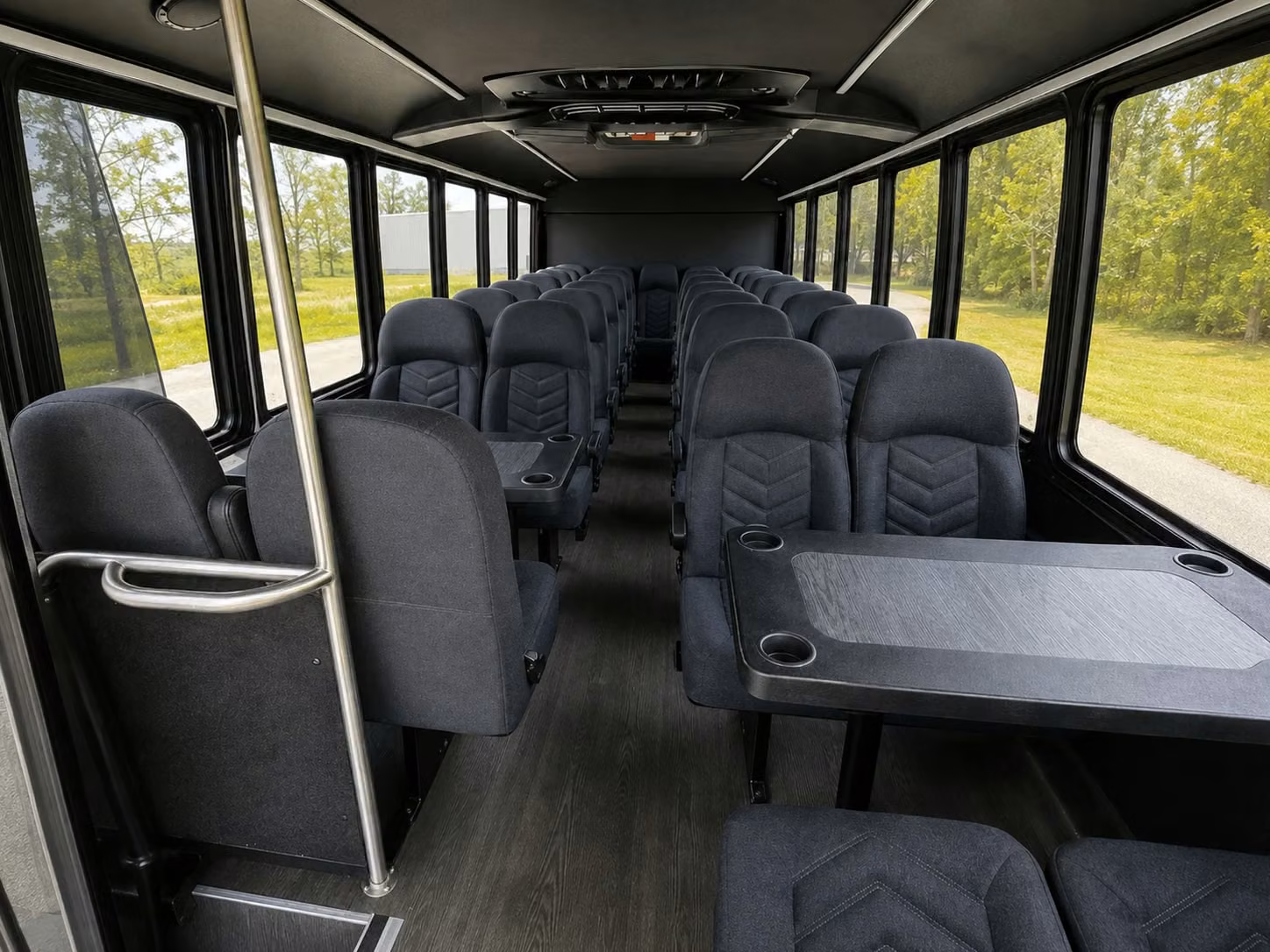 15 passenger minibus inside