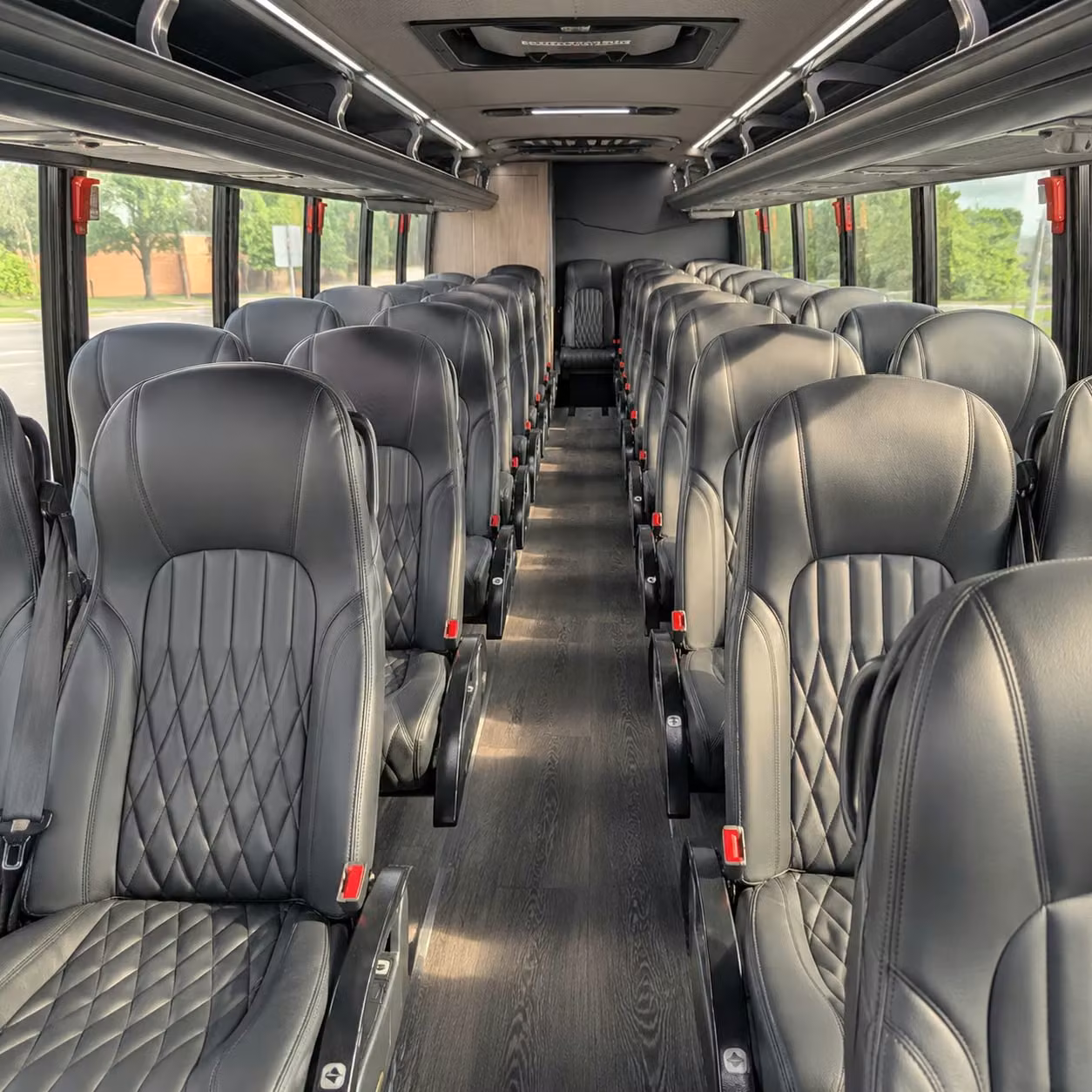 25 passenger minibus inside