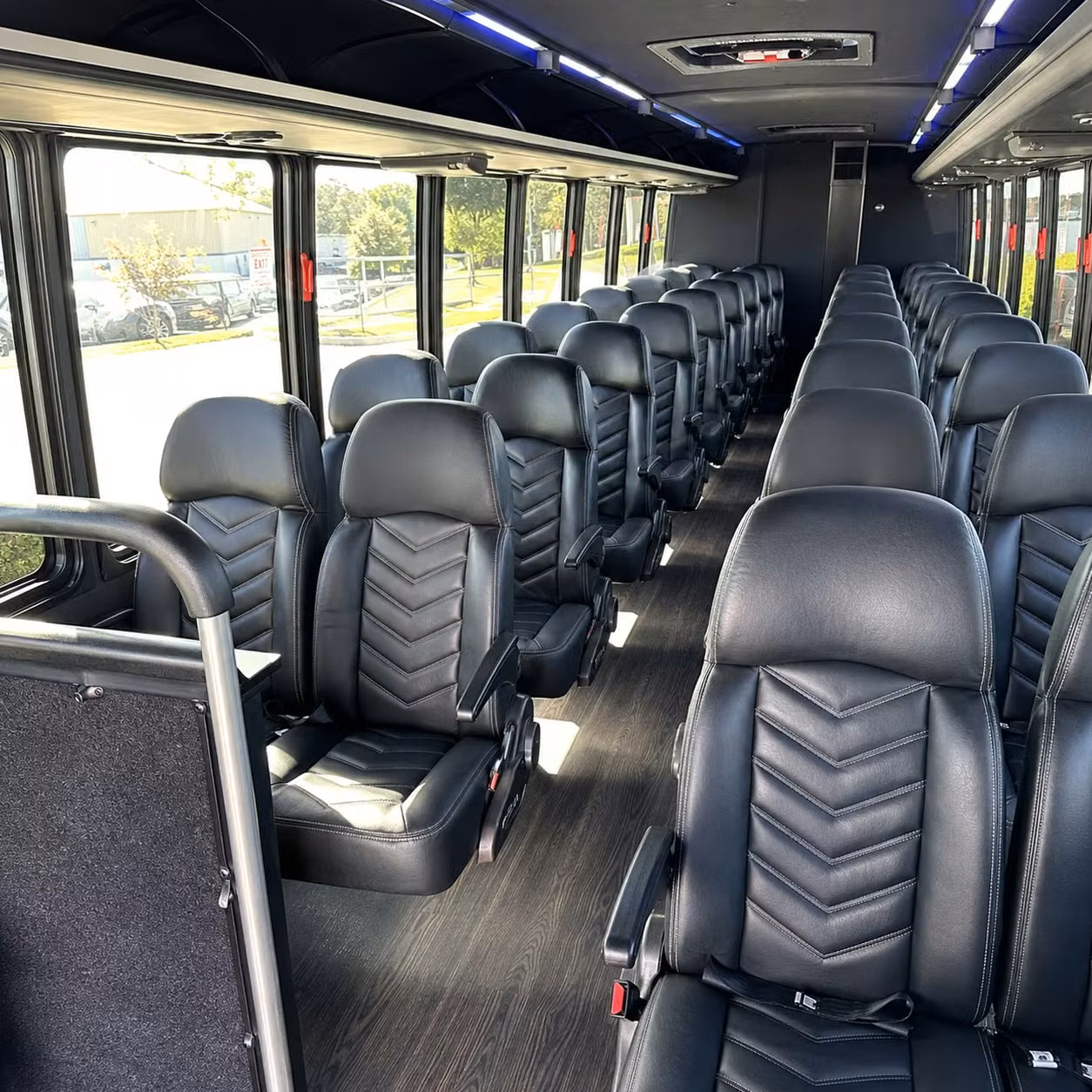 25 passenger minibus interior
