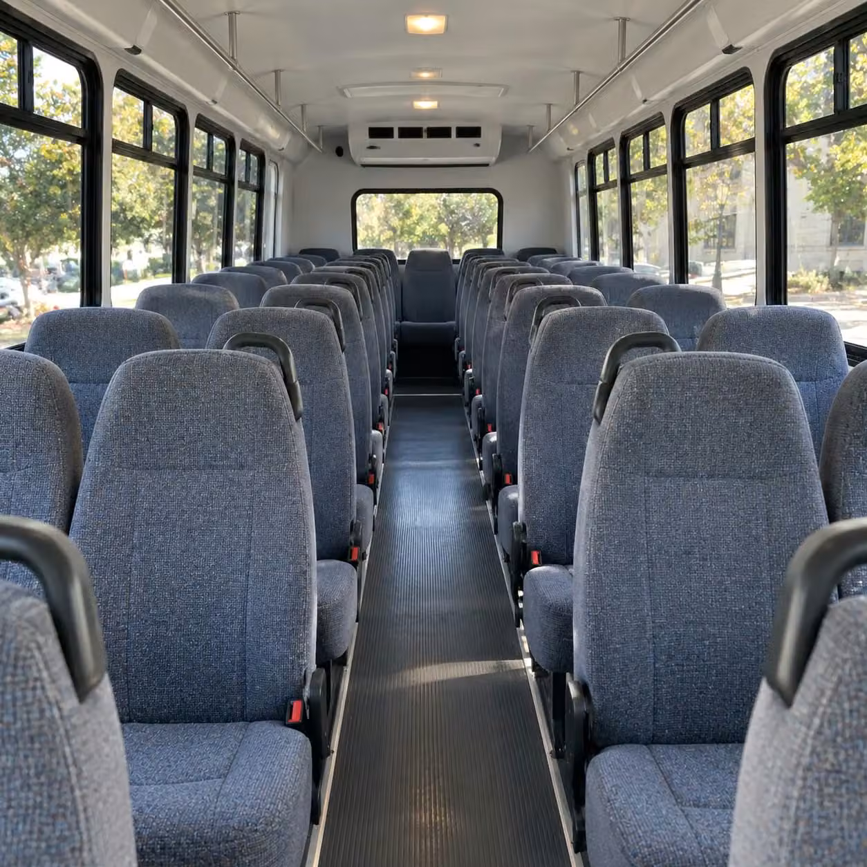 28 passenger minibus interior