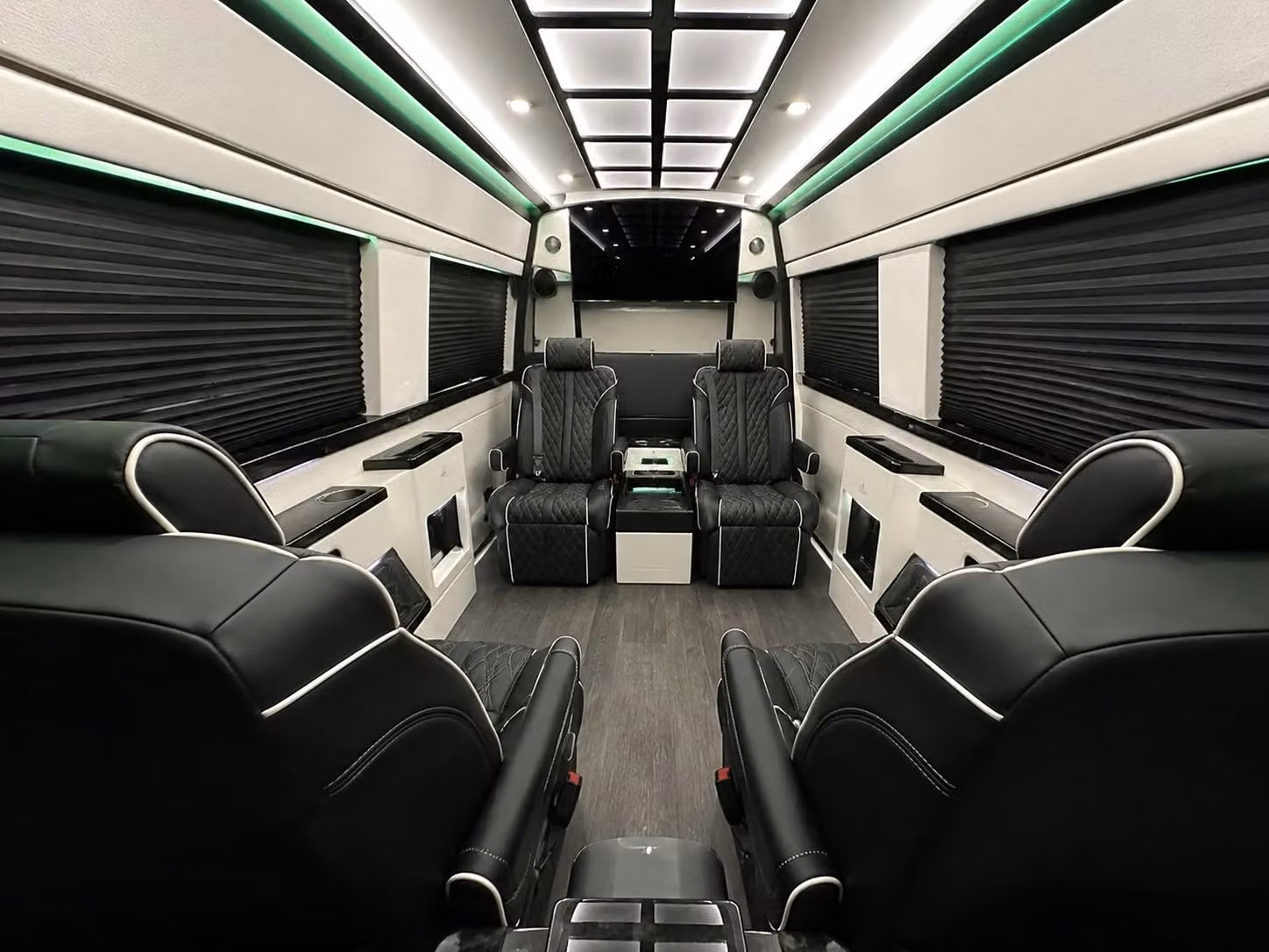 sprinter van with driver inside